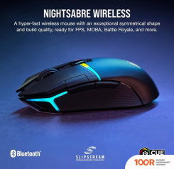 Мышь Corsair NIGHTSABRE WIRELESS RGB (175600)