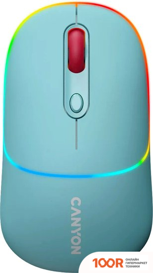 Мышь Canyon MW-22 (БИРЮЗОВЫЙ) (175512)