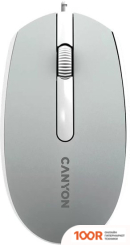 Мышь Canyon M-10 (СЕРЫЙ/БЕЛЫЙ) (175483)