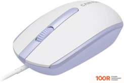 Мышь Canyon M-10 (БЕЛЫЙ/СИРЕНЕВЫЙ) (175482)
