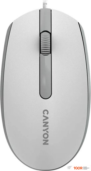 Мышь Canyon M-10 (БЕЛЫЙ/СЕРЫЙ) (175481)