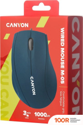 Мышь Canyon M-05 (ТЕМНО-СИНИЙ) (175480)