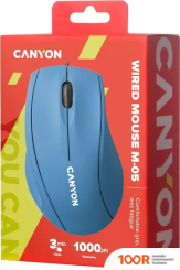 Мышь Canyon M-05 (ГОЛУБОЙ) (175478)