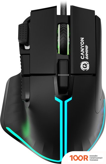 Мышь Canyon FORTNAX GM-636 (ЧЕРНЫЙ) (175477)