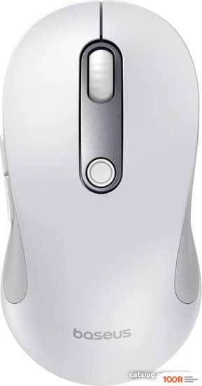 Мышь Baseus F02 ERGONOMIC WIRELESS MOUSE (БЕЛЫЙ, С БАТАРЕЙКОЙ В КОМПЛЕКТЕ) (175403)
