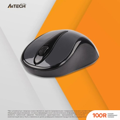 Мышь A4Tech G3-280NS (СЕРЫЙ/ЧЕРНЫЙ) (175177)