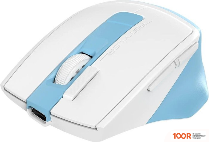 Мышь A4Tech FSTYLER FG45CS AIR2 (БЕЛЫЙ/ГОЛУБОЙ) (175146)