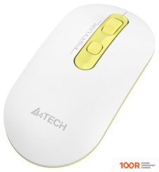 Мышь A4Tech FSTYLER FG20 (БЕЛЫЙ/ЗОЛОТИСТЫЙ) (175115)