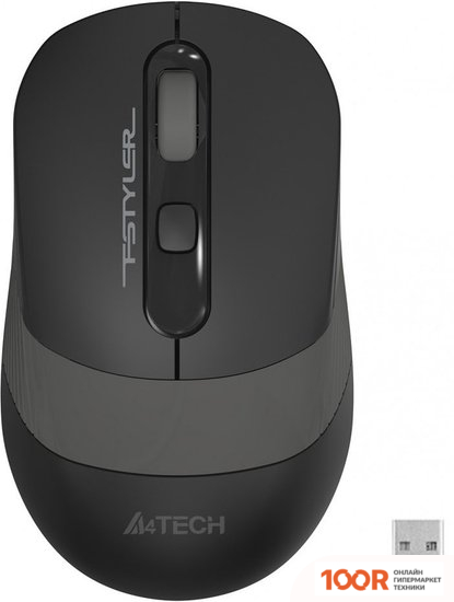 Мышь A4Tech FSTYLER FG10S (ЧЕРНЫЙ/СЕРЫЙ) (175089)