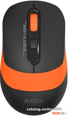 Мышь A4Tech FSTYLER FG10S (ЧЕРНЫЙ/ОРАНЖЕВЫЙ) (175088)