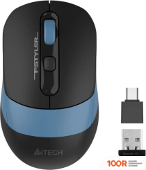 Мышь A4Tech FSTYLER FG10CS AIR (ЧЕРНЫЙ/СИНИЙ) (175085)