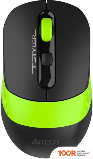 Мышь A4Tech FSTYLER FG10CS AIR (ЧЕРНЫЙ/ЗЕЛЕНЫЙ) (175083)