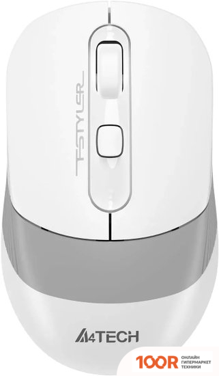 Мышь A4Tech FSTYLER FG10CS AIR (БЕЛЫЙ/СЕРЫЙ) (175082)