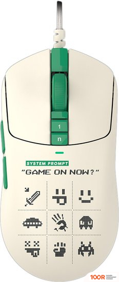 Мышь A4Tech BLOODY W72 ULTRA PIXELS GREEN (175028)