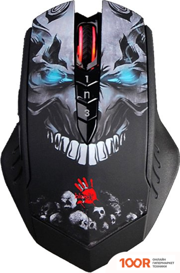 Мышь A4Tech BLOODY R80 PLUS (SKULL) (175007)