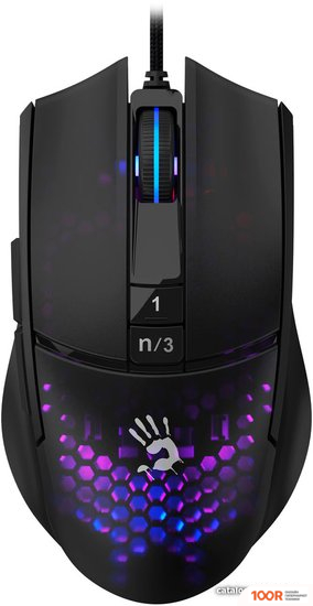 Мышь A4Tech BLOODY L65 MAX (ЧЕРНЫЙ/ФИОЛЕТОВЫЙ) (174989)