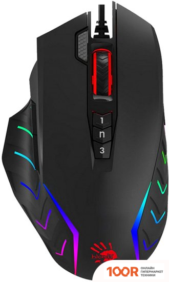 Мышь A4Tech BLOODY J95S STONE BLACK (174985)