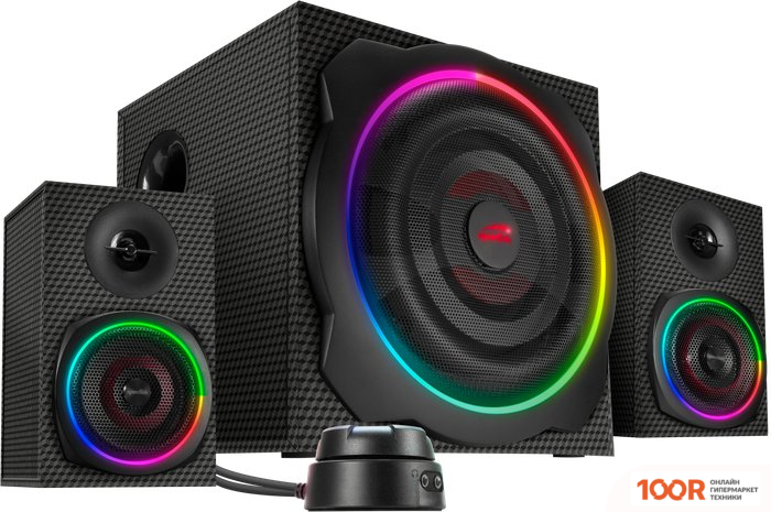 Акустика SPEEDLINK GRAVITY CARBON RGB 2.1 (174867)