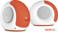 Акустика JBL PEBBLES MINI BT2 (БЕЛЫЙ/ОРАНЖЕВЫЙ) (174693)