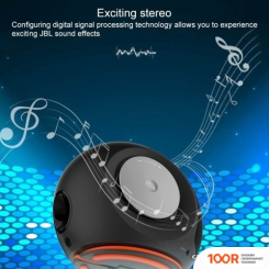 Акустика JBL PEBBLES MINI BT2 (БЕЛЫЙ/ОРАНЖЕВЫЙ) (174693)