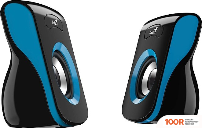 Акустика Genius SP-Q180 (ЧЕРНЫЙ/СИНИЙ) (174635)