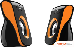 Акустика Genius SP-Q180 (ЧЕРНЫЙ/ОРАНЖЕВЫЙ) (174633)