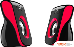 Акустика Genius SP-Q180 (ЧЕРНЫЙ/КРАСНЫЙ) (174632)