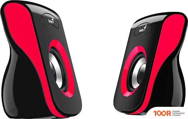 Акустика Genius SP-Q180 (ЧЕРНЫЙ/КРАСНЫЙ) (174632)