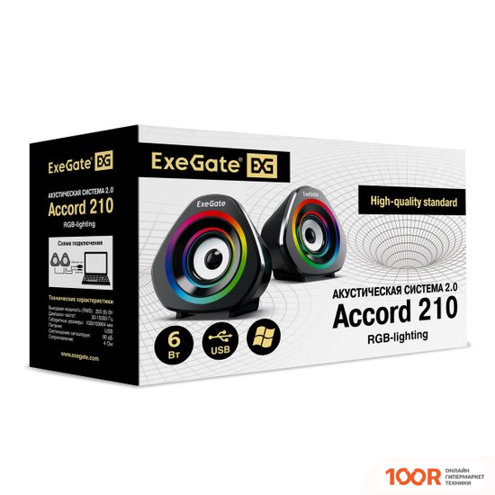Акустика ExeGate ACCORD 210 (174592)