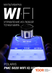 Мультиварка Polaris PMC 5020 WI-FI IQ HOME (СЕРЕБРИСТЫЙ) (174262)