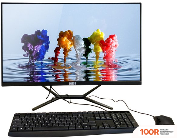 Моноблок Mitsu AIO-O2708X, 27", IPS, G6405, DDR4 8GB (172345)