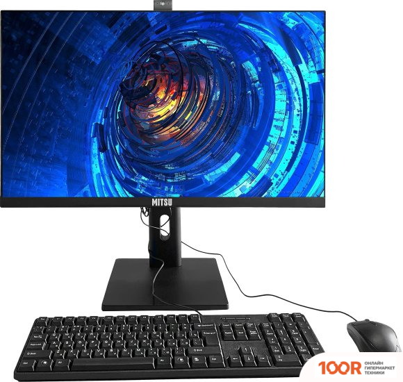 Моноблок Mitsu AIO-O2308BH, 24", IPS, CORE I5, DDR4 16GB SSD 1TB (172340)