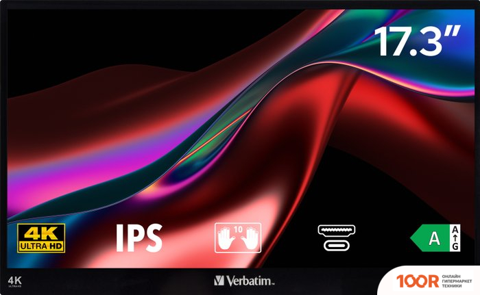 Монитор Verbatim PMT-17-4K 32239 (168685)