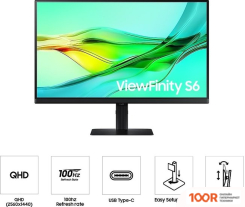 Монитор Samsung VIEWFINITY S6 LS27D600UAUXEN (168509)