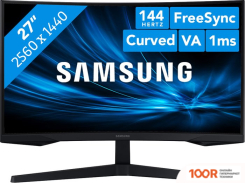 Монитор Samsung ODYSSEY G5 LC27G55TQBUXEN (168278)