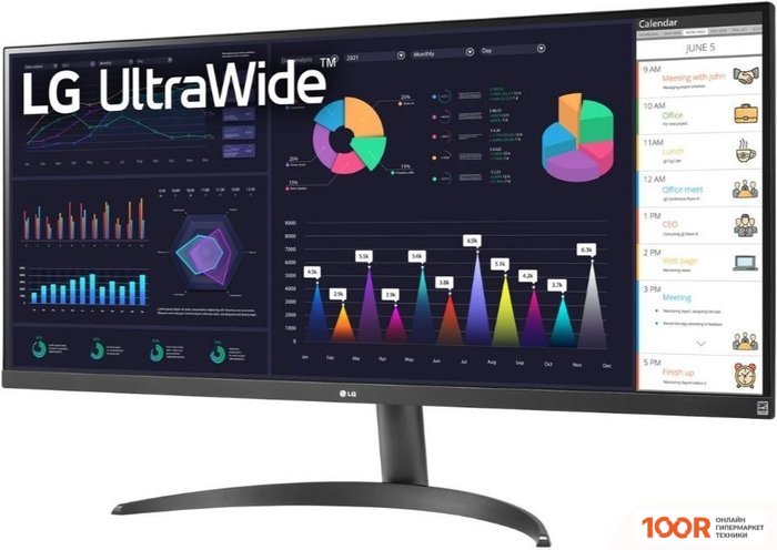 Монитор LG ULTRAWIDE 34WQ500-B (167340)