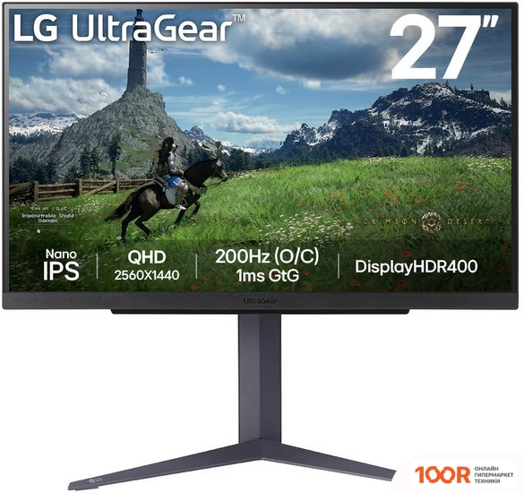 Монитор LG ULTRAGEAR 27GS85QX-B (167284)