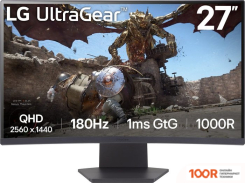 Монитор LG ULTRAGEAR 27GS60QC-B (167278)