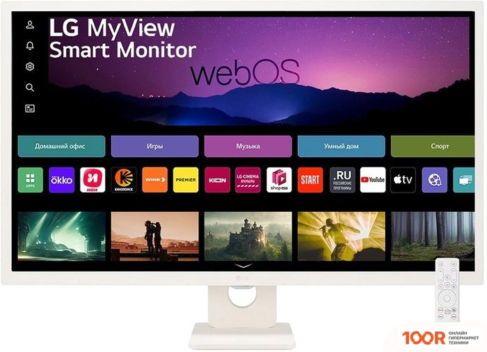 Монитор LG MYVIEW SMART MONITOR 32SR50F-W (167228)