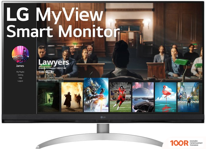 Монитор LG MYVIEW SMART MONITOR 32SQ700S-W (167226)