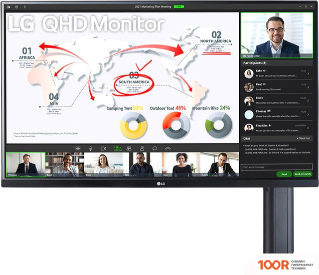 Монитор LG ERGO 32QP880-B (167223)