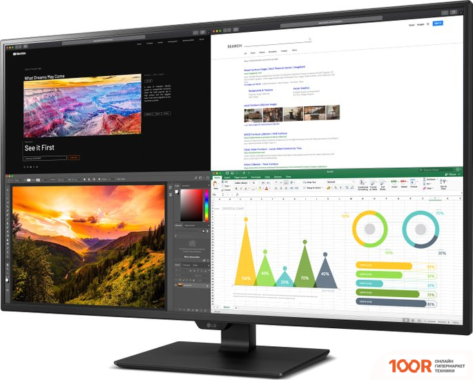 Монитор LG 43UN700-B (167220)