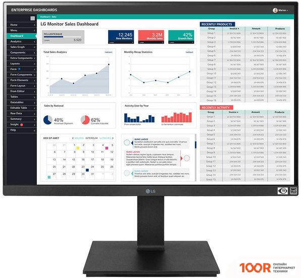 Монитор LG 24BQ55WY-B (167136)