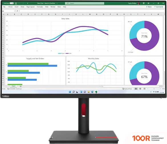 Монитор Lenovo THINKVISION T32H-30 63D3GAT1EU (167110)