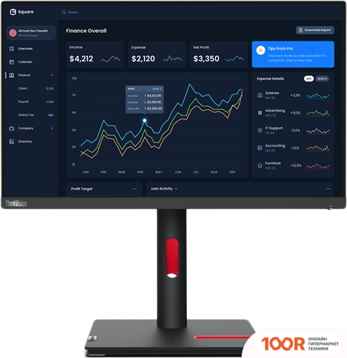 Монитор Lenovo THINKVISION T22I-30 63B0MAT6EU (167072)