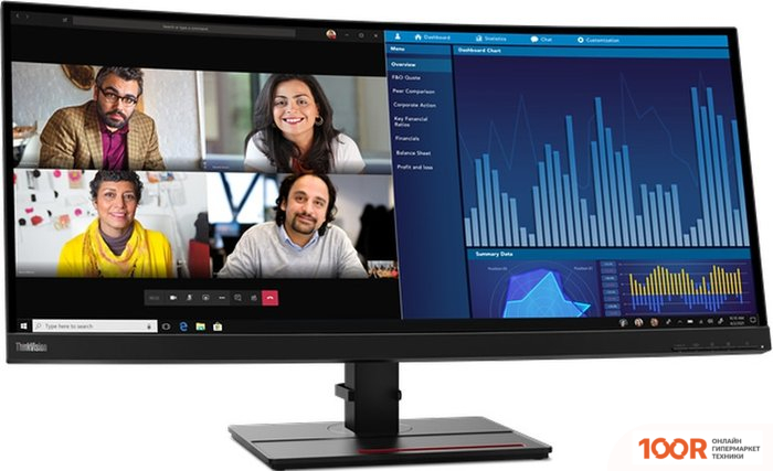 Монитор Lenovo THINKVISION P34W-20 62DCRAT3EU (167049)