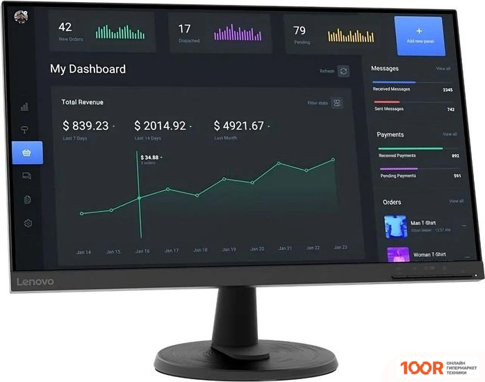 Монитор Lenovo C24-40 63DCKAT6UK (166886)