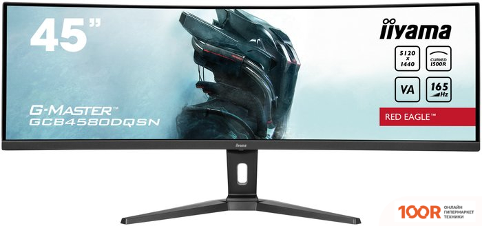Монитор Iiyama G-MASTER RED EAGLE CURVED GCB4580DQSN-B1 (166605)
