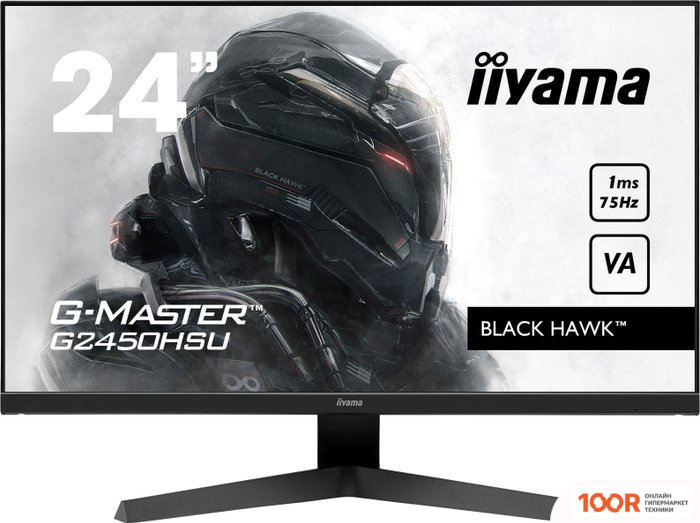 Монитор Iiyama G-MASTER BLACK HAWK G2450HSU-B1 (166578)