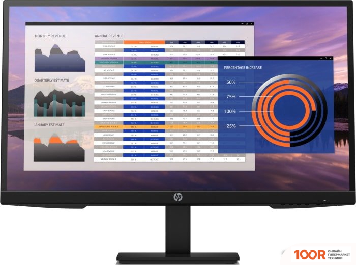 Монитор HP P27H G4 27 7VH95AA (166480)